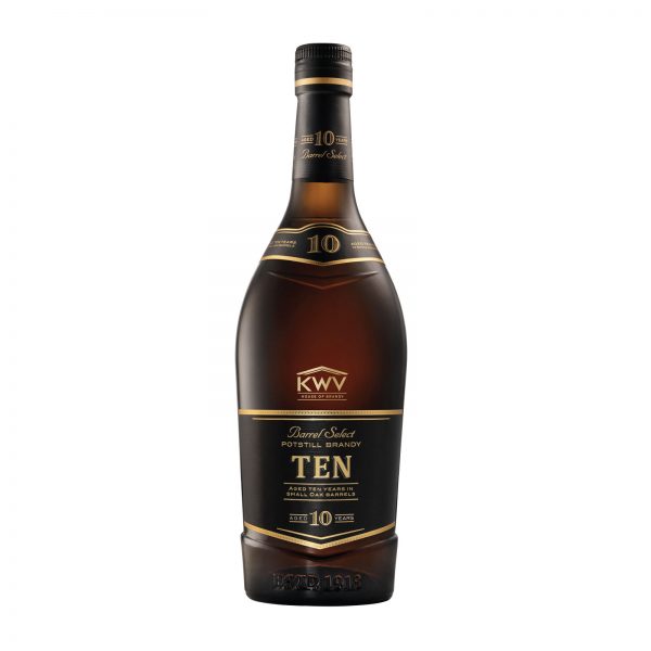 Kwv 10year Brandy 38% 750ml
