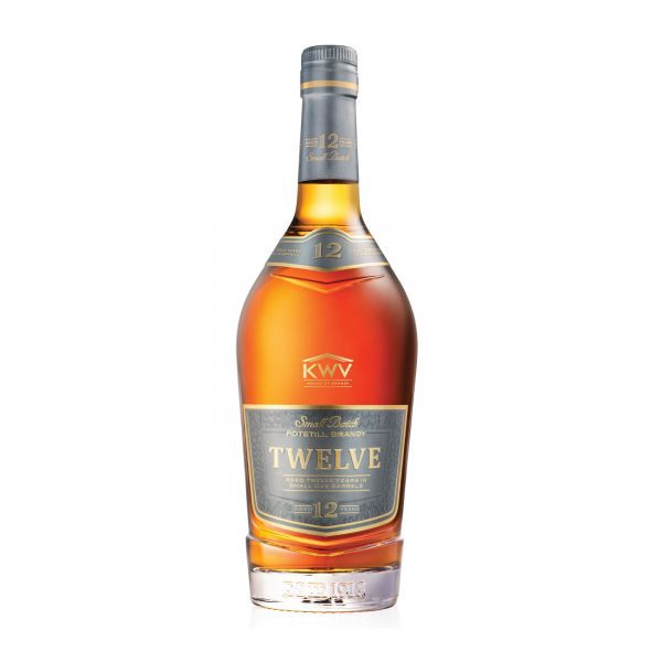 Kwv 12year Brandy 38% 750ml