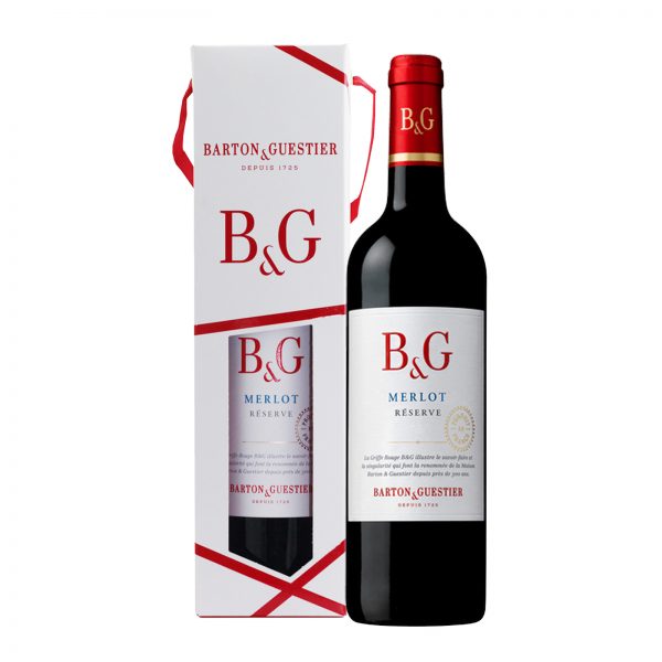 B&G Merlot Reserve 750ml with Gift Box
