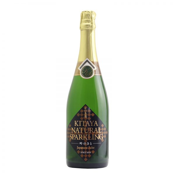 Kitaya Natural Sparkling Sake Gin-no-sato 12% 720ml