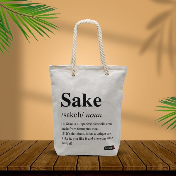 Sake Word - Everyday Tote Bag with Rope Handle