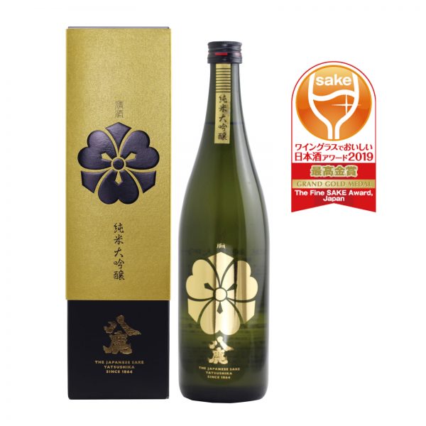 Yatsushika Junmai Daiginjo Gold 17% 720ml (Gb)